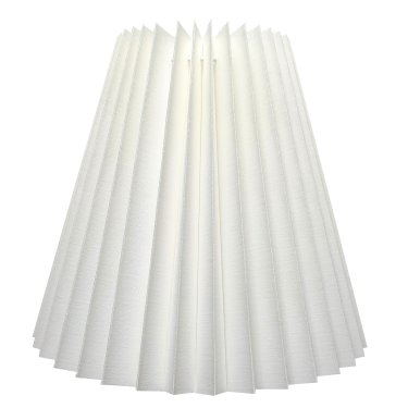 02K plisse keglestub i creme bomuld, alle strrelser.