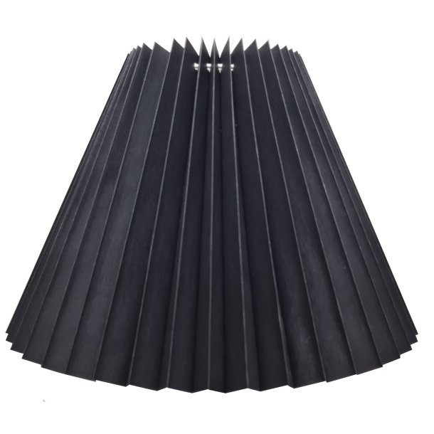 03 pliss&eacute; sort chintz A model, alle strrelser.