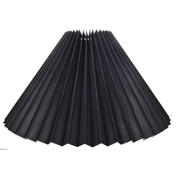 03 pliss&eacute; sort chintz skr model, alle strrelser.