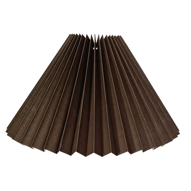 04 alle str. Plisse mrke brun bomuld skr model