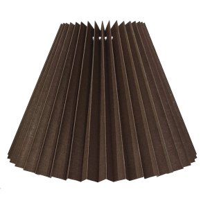 04 plissé brun bomuld A model, alle strrelser.