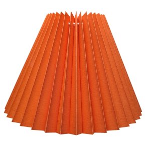 06 plissé orange bomuld A model, alle strrelser.