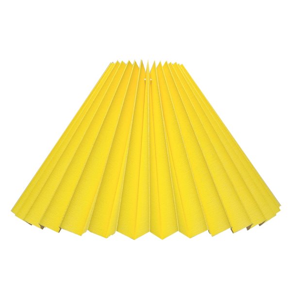 07 pliss&eacute; okker bomuld skr model, alle strrelser.