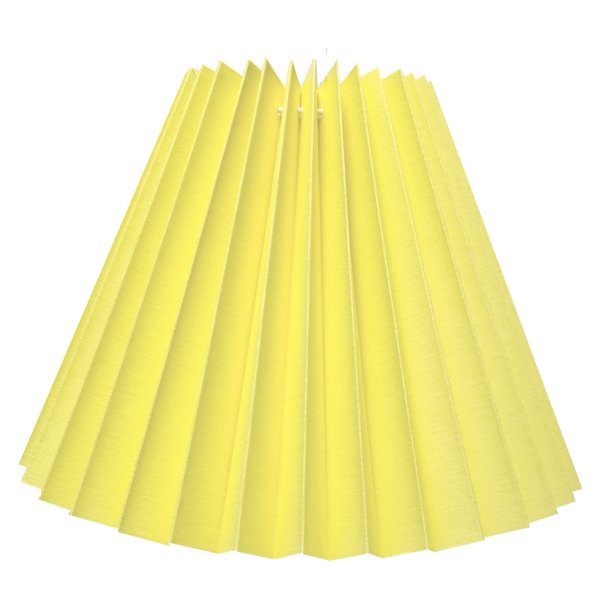 08 pliss&eacute; gul bomuld A model, alle strrelser.