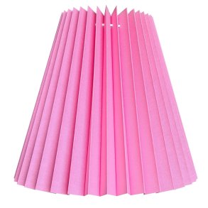 09K plisse keglestub i pink bomuld, alle strrelser.