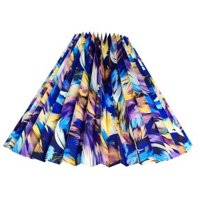 10 pliss abstrakt viskose sk model, alle strrelser