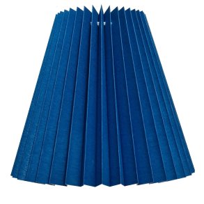 14K plisse keglestub i kobolt bomuld, alle strrelser.