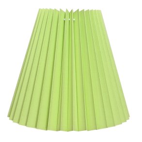 25K plisse keglestub i lime bomuld, alle strrelser.