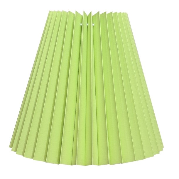 25K plisse keglestub i lime bomuld, alle strrelser.