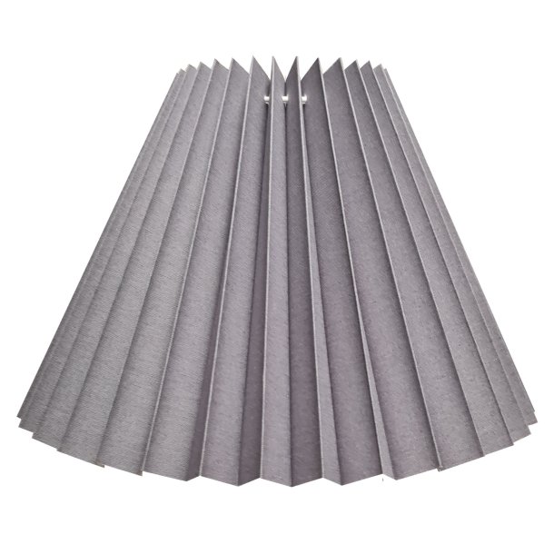 30 pliss&eacute; antracit bomuld A model, alle strrelser.