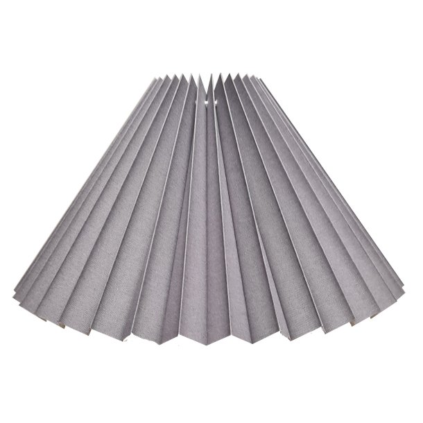 30 pliss&eacute; antracit bomuld skr model, alle strrelser.