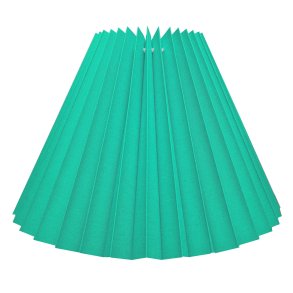 33 plissé petrol bomuld A model, alle strrelser.