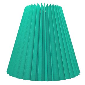 33K plisse keglestub i petrol bomuld, alle strrelser.