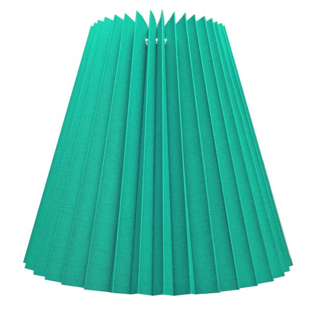 33K plisse keglestub i petrol bomuld, alle strrelser.