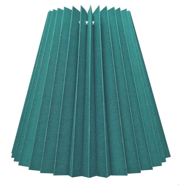 36K plisse keglestub i mrk petrol bomuld, alle strrelser.