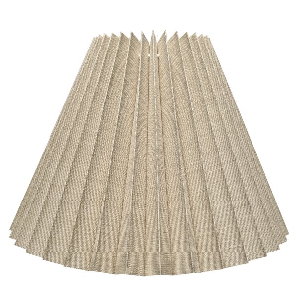 49 pliss&eacute; sandfarvet hr A model, alle strrelser.