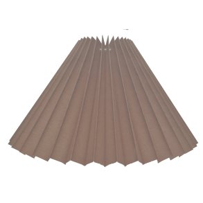 56 plissé taupe bomuld skr model, alle strrelser.