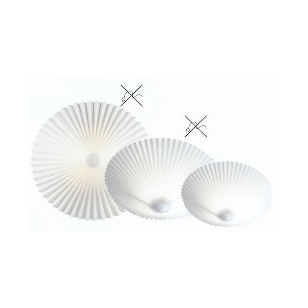 A+B TRIO vg og loftlampe Hvid (lse betrk)