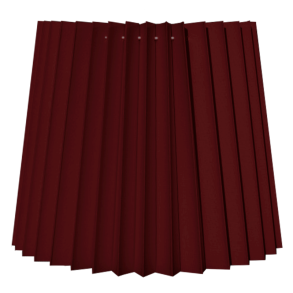 alle str. i Plissé Cylender model bordeaux bomuld