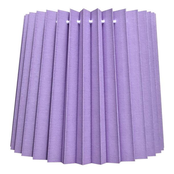 alle str. i Pliss&eacute; Cylender model lilla bomuld