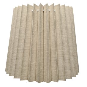 alle str. i Plissé Cylender model sandfarvet hr