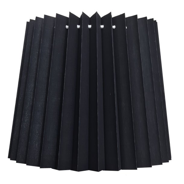 alle str. i Pliss&eacute; Cylender model sort bomuld