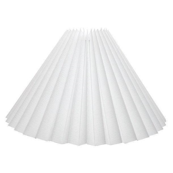 01 pliss&eacute; hvid bomuld, alle strrelser