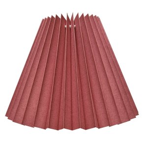 Alle str. lampeskrm plissé i gammel rosa bomuld A modeller