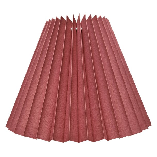 Alle str. lampeskrm pliss&eacute; i gammel rosa bomuld A modeller