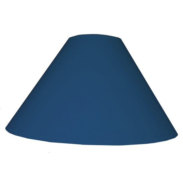 Alle str. Lampeskrme i KM kobolt bomuld