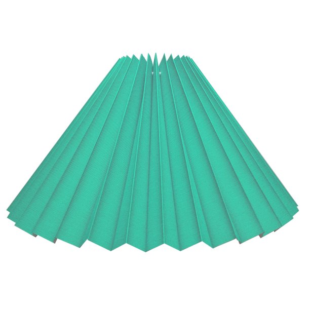 Alle str. pliss&eacute; svb petrol bomuld.