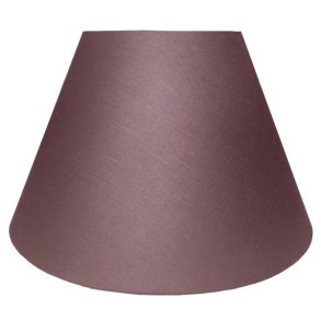 alle str. lampeskrme skr model i mrke brun bomuld
