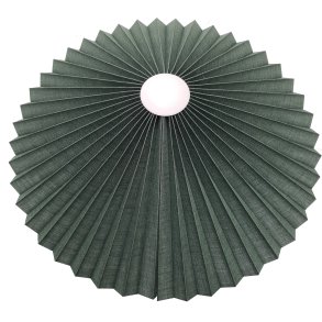 alle str. Rosette plisse grn hr til loft med ledning