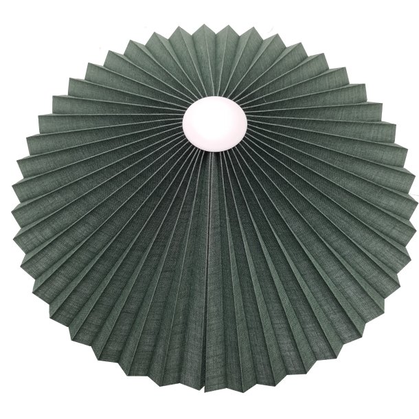 alle str. Rosette plisse grn hr til loft med ledning