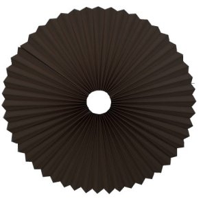 alle str. Rosette plisse brun til loft med ledning