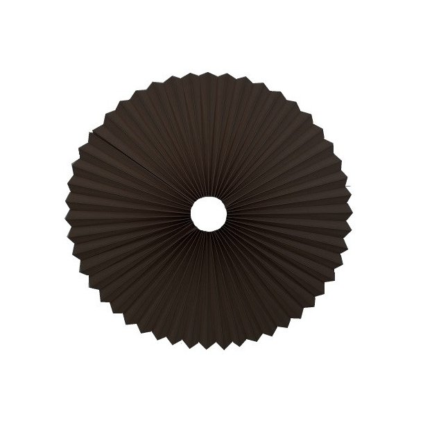 alle str. Rosette plisse brun til loft uden ledning