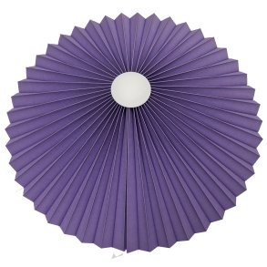 alle str. Rosette plisse lilla til loft med ledning