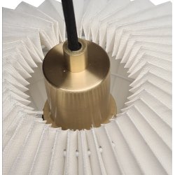 Ans pendel hvid-messing 45.