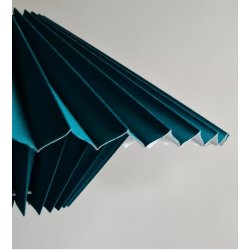 Ans pendel mrk petrol-hvid 45