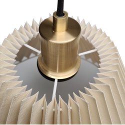 Assens pendel creme-messing 38