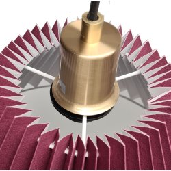 Assens pendel gl. rosa-messing 38