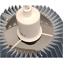 Assens pendel gr bl-hvid 38