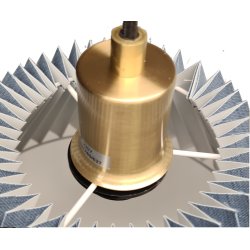 Assens pendel gr bl-messing 38