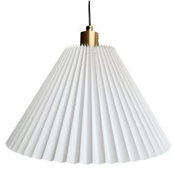 Assens pendel hvid-messing 38