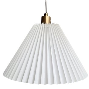 Assens pendel hvid-messing 38