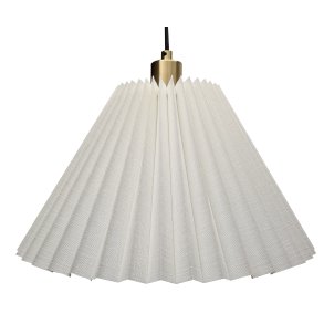 Assens pendel hvid-messing 38.