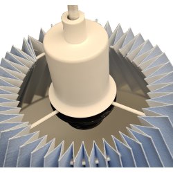 Assens pendel is bl-hvid 38