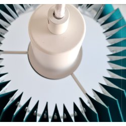 Assens pendel mrk petrol-hvid 38