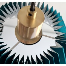 Assens pendel mrk petrol-messing 38