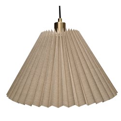 Assens pendel sandfarvet-messing 38